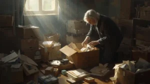 sorting through parents stuff